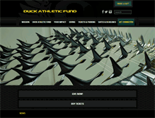 Tablet Screenshot of duckathleticfund.net